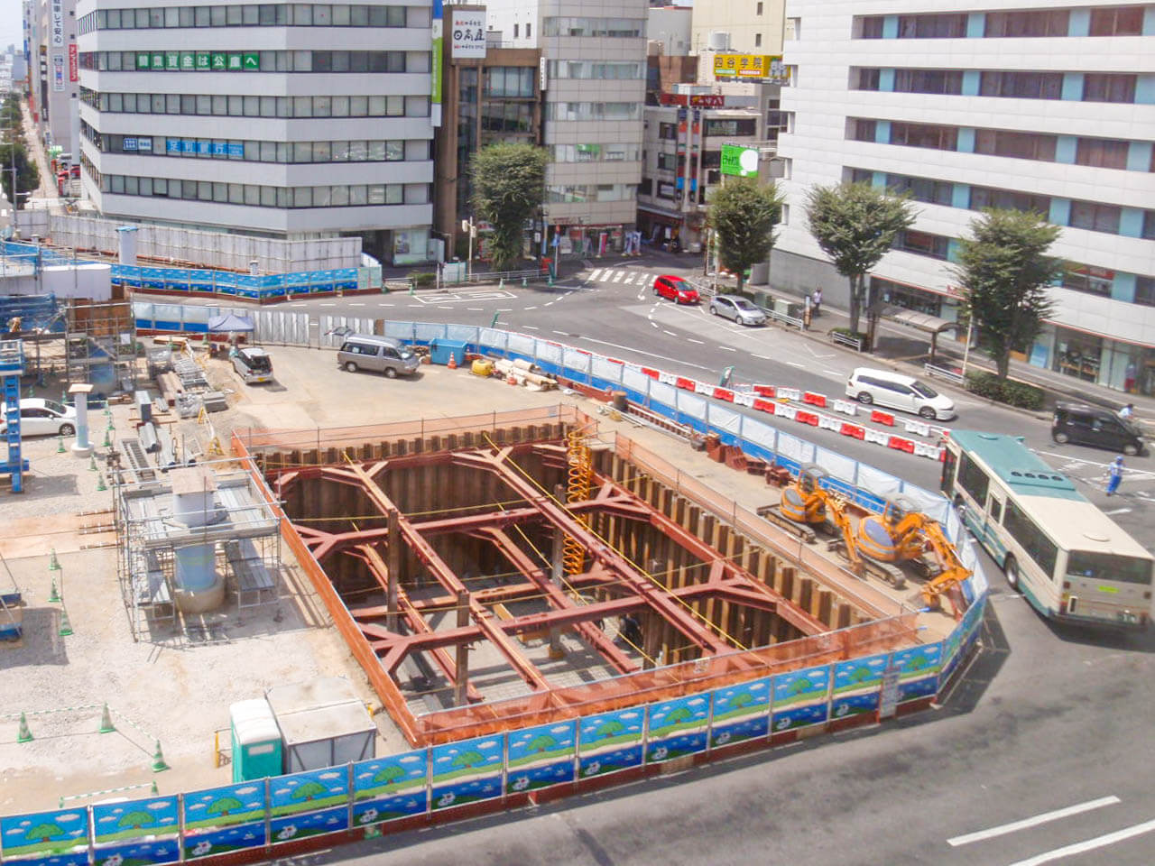 雨水貯留施設築造工事